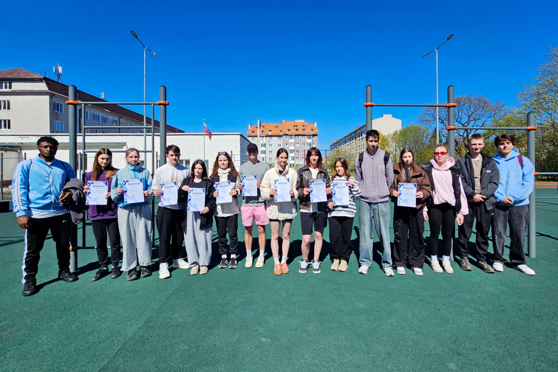 На новой спортивной площадке БГАРФ состоялся фестиваль ГТО 