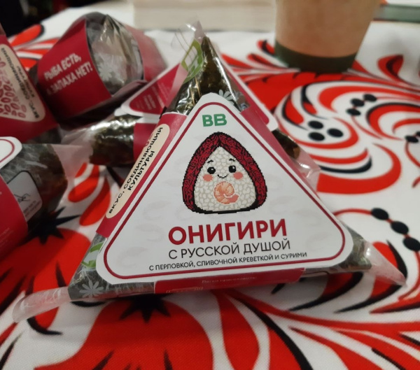They created a Russian-style Japanese onigiri