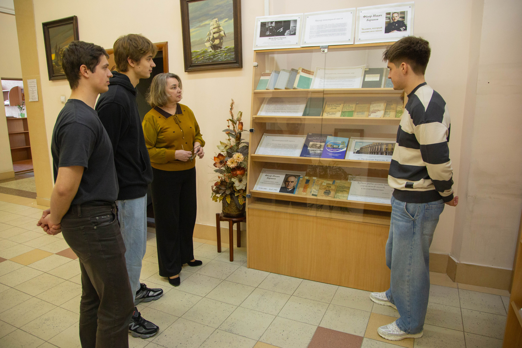 An exhibition of books by F.I. Baranov opened at KSTU library
