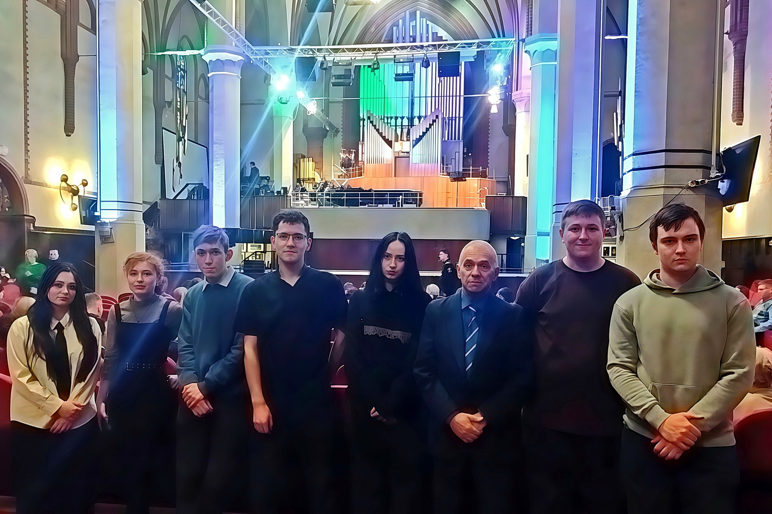 Cadets and students from the BFFSA attended the Kaliningrad Ragtime concert