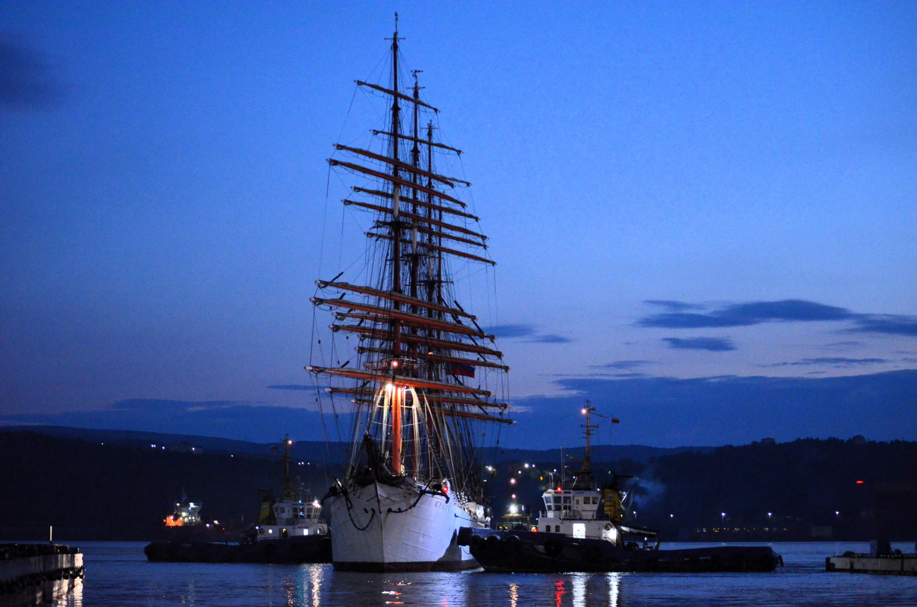 Barque Sedov called at Murmansk