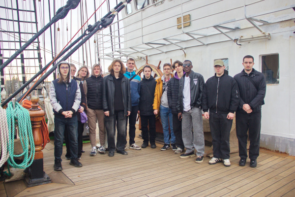 Students from KSTU visited the barque Krusenstern