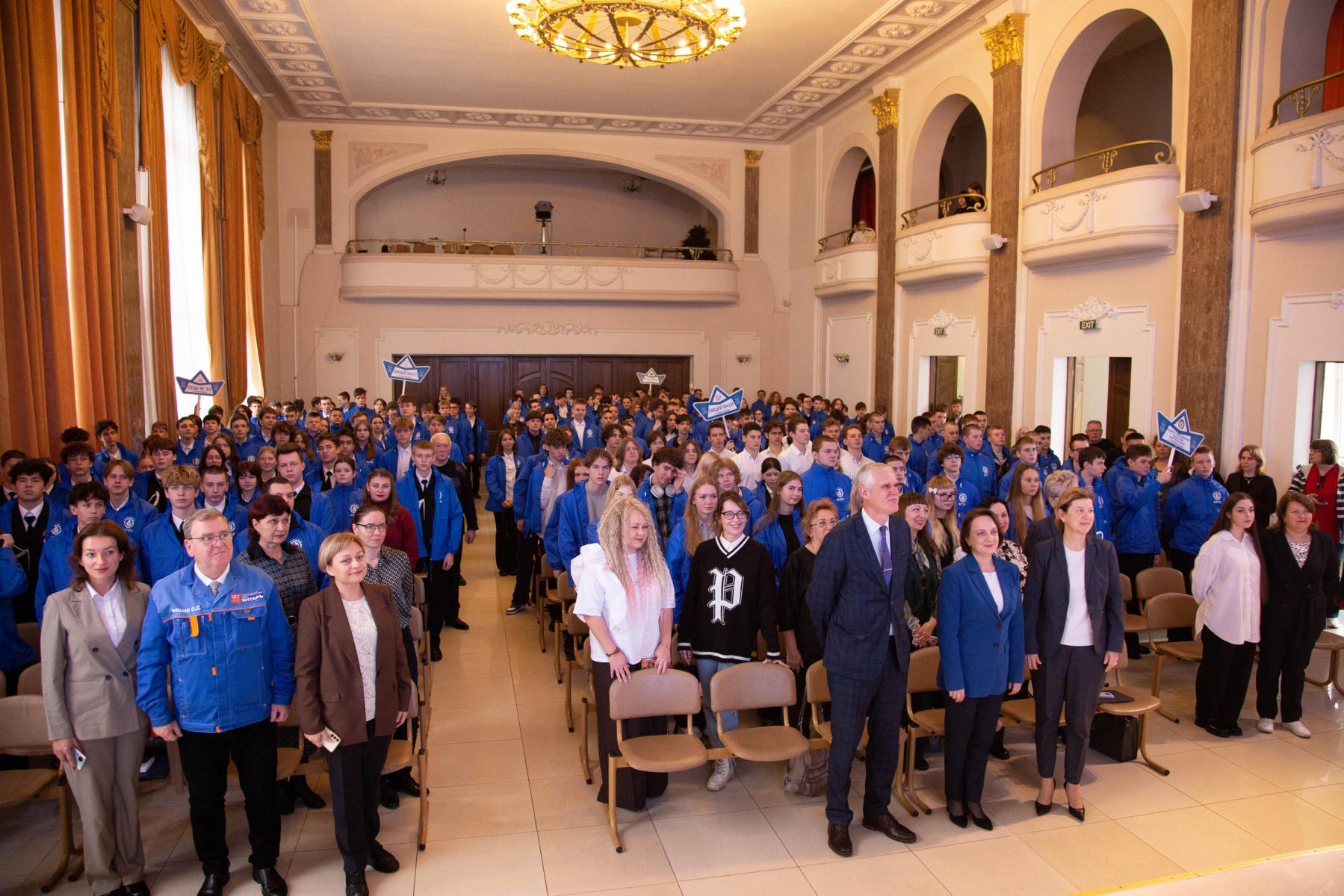 В КГТУ прошло торжественное посвящение школьников в инженеры-судостроители