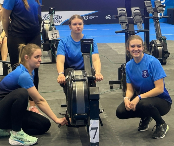 KSTU rowers won silver at the Student Rowing League Winter Championship